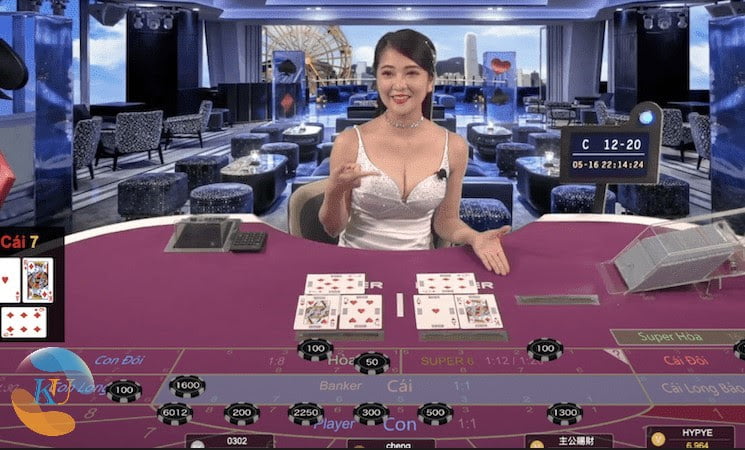 Baccarat có dealer người thật